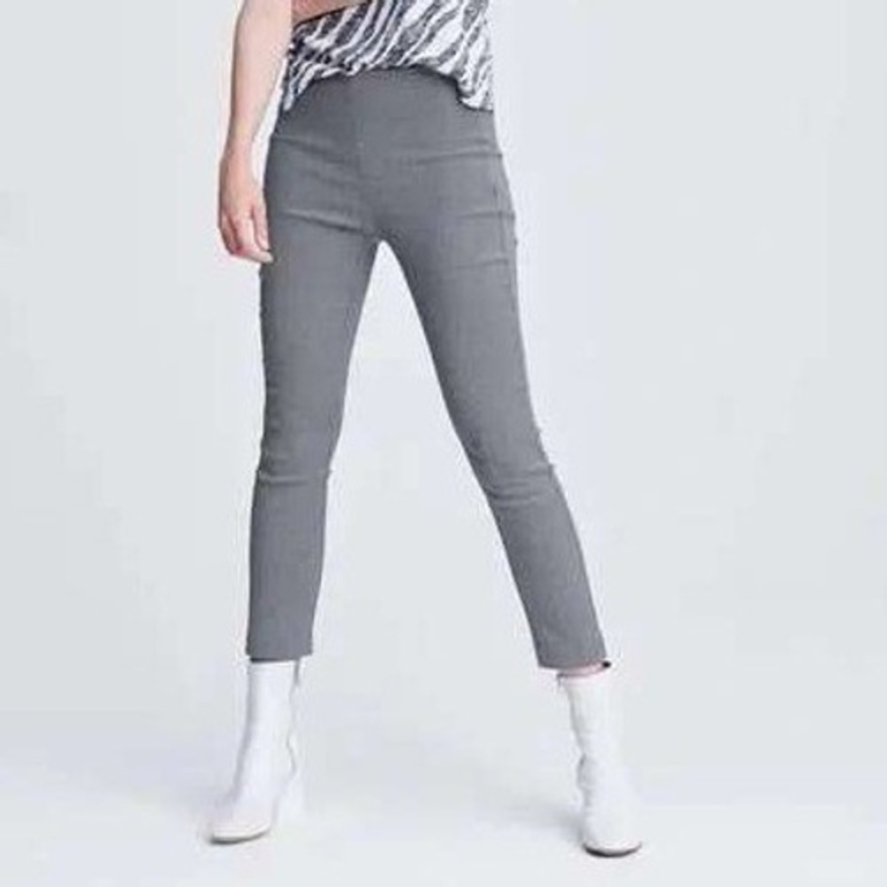 Rag & Bone Simone Pants Black White Herringbone Slim Fit Trousers Size 4‎
